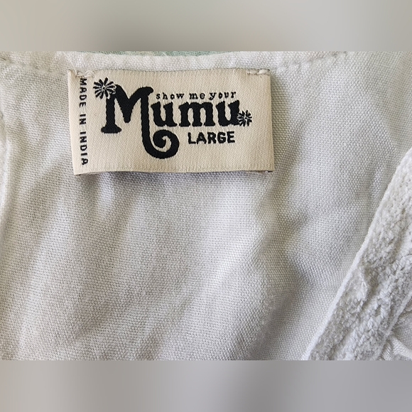 *NWT* SHOW ME YOUR MUMU | Sicily Mini/Babydoll Dress | Large | White - Picture 11 of 13